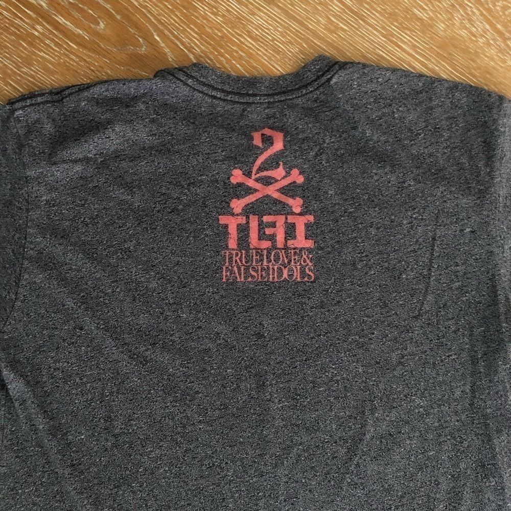 TLFI Brand Movie Poster Graphic T-Short Grey L - Picture 3 of 5
